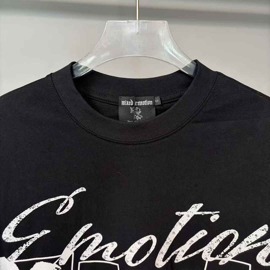 Mixed Emotion Layered Figure Graphic Tee