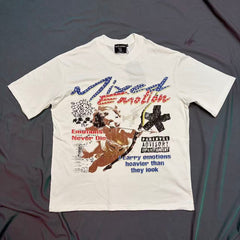Mixed Emotion Illustrated Typography Tee