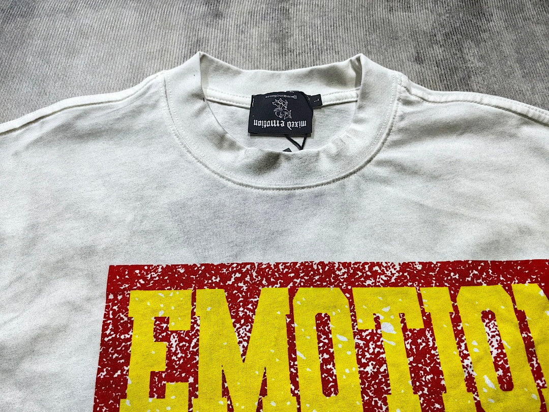 Mixed Emotion Distressed Figure Graphic Tee