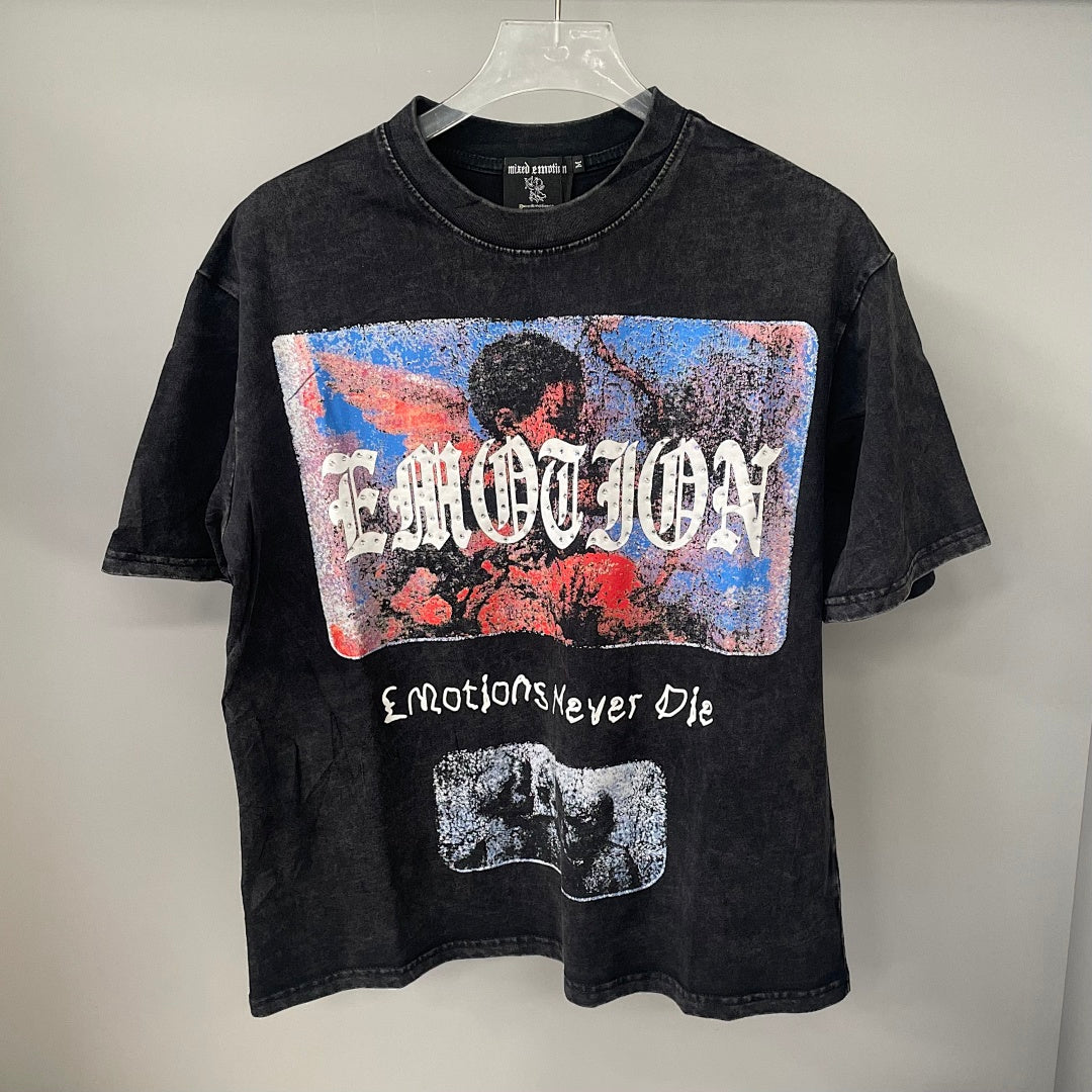 Mixed Emotion Retro Photo Graphic Tee