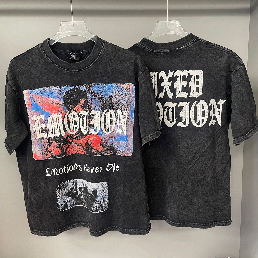 Mixed Emotion Retro Photo Graphic Tee