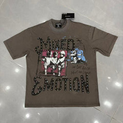 Mixed Emotion Dual Panel Graphic Tee