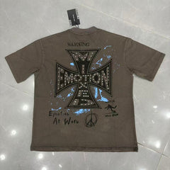 Mixed Emotion Dual Panel Graphic Tee