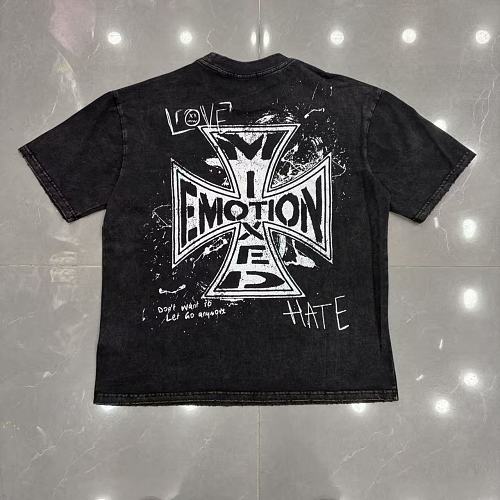 Mixed Emotion Distressed Handwritten Graphic Tee