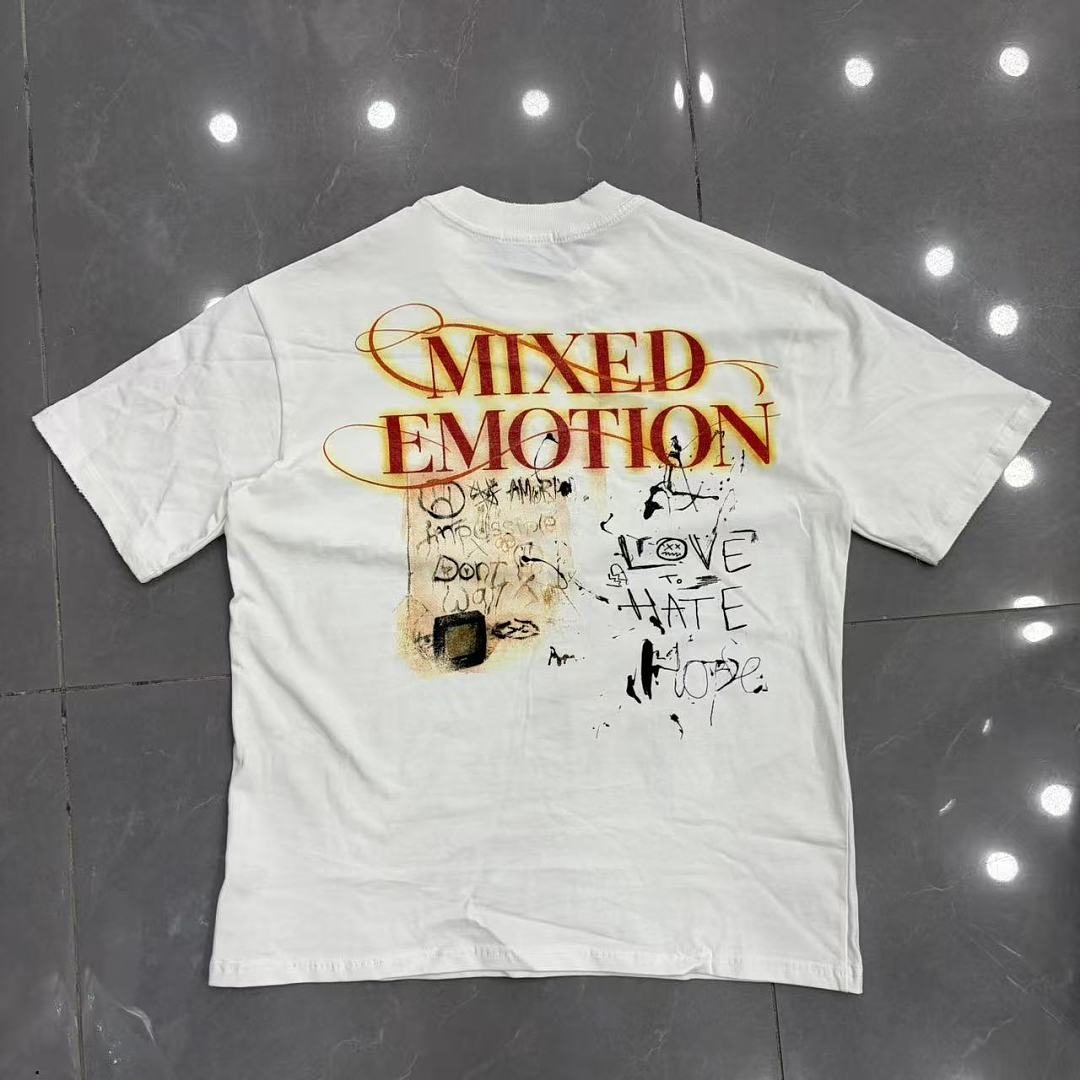 Mixed Emotion Character Graphic Tee