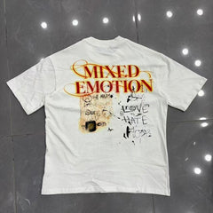 Mixed Emotion Character Graphic Tee