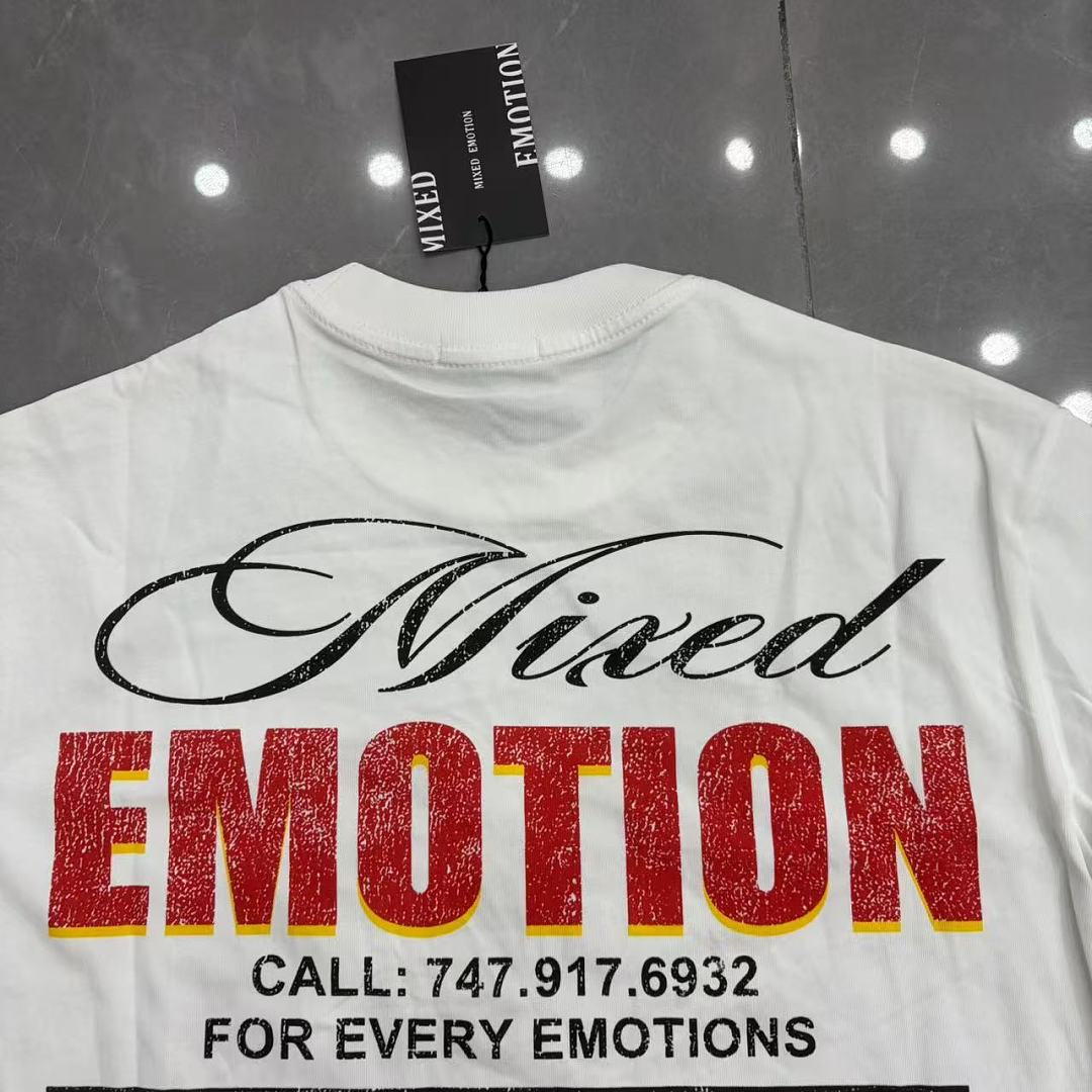 Mixed Emotion Graphic Illustration T-Shirt