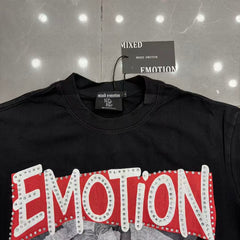 Mixed Emotion Washed Graphic T-Shirt