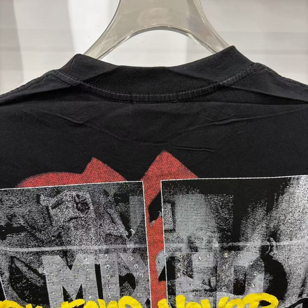 Mixed Emotion Washed Graphic T-Shirt