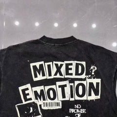 Mixed Emotion Layered Archive Sleeveless Top