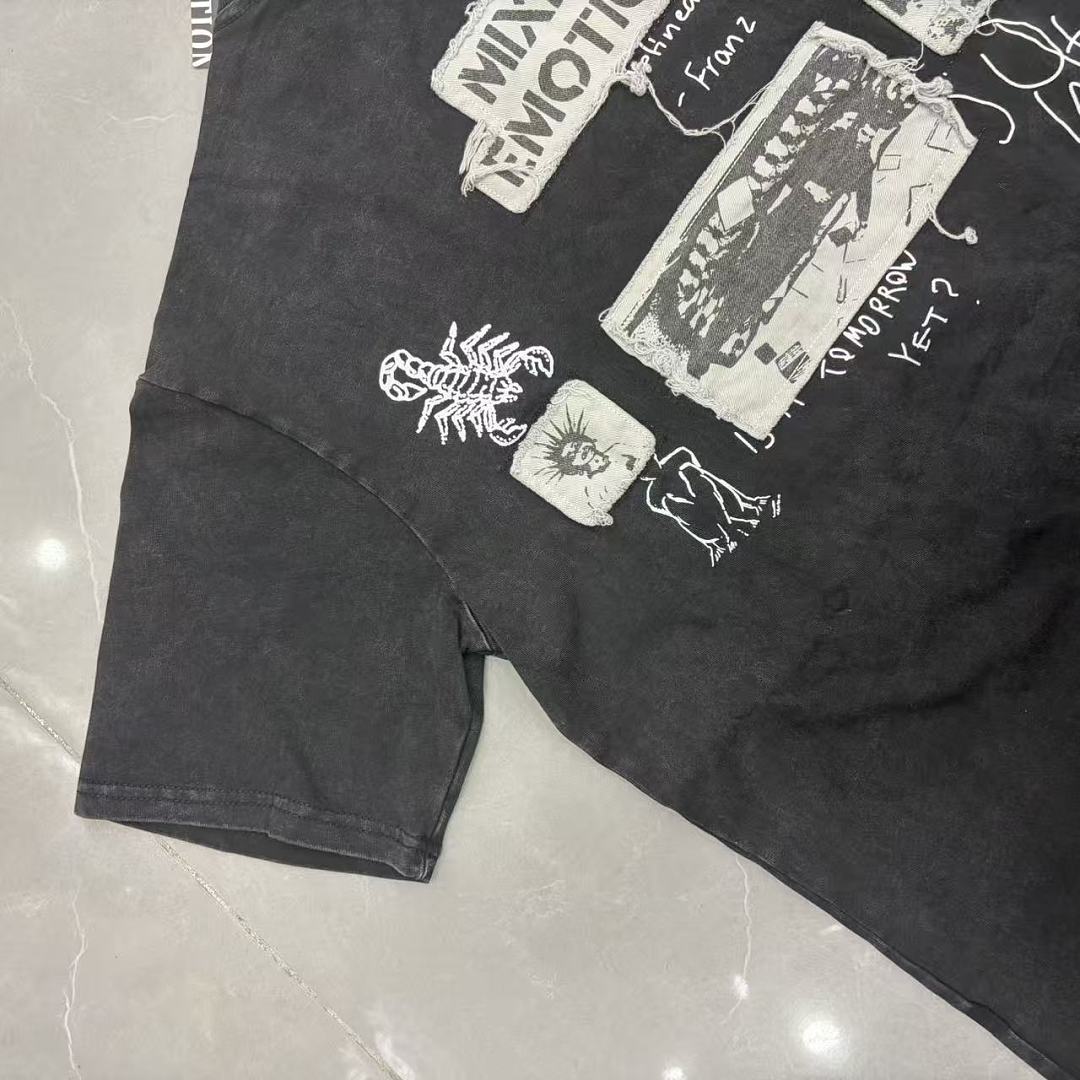 Mixed Emotion Patchwork Archive T-Shirt