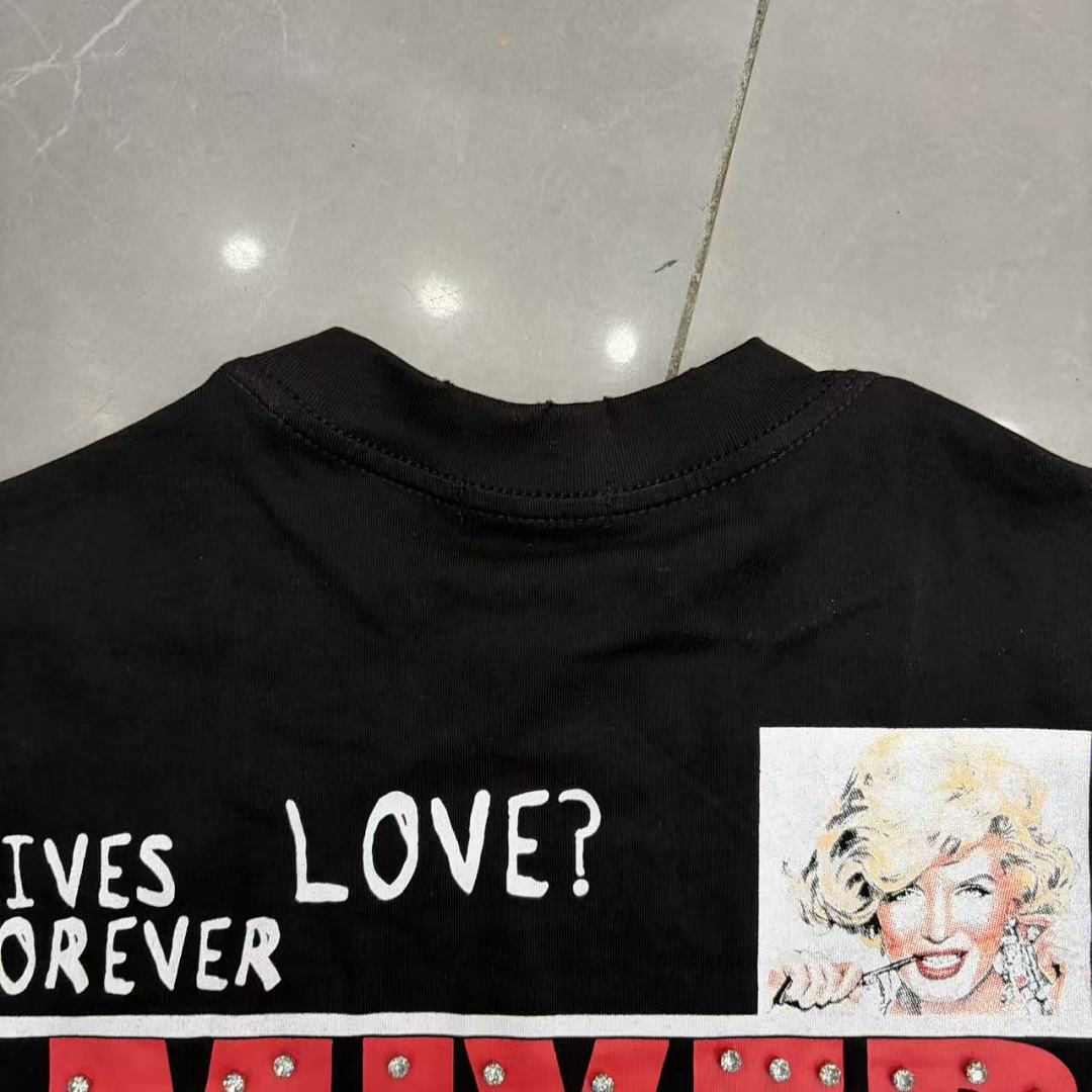 Mixed Emotion Graphic Collage T-Shirt