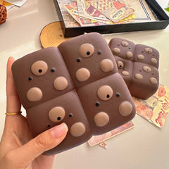 Chocolate Puppy Bread Slow Rising Squishy Stress Relief Decompression Toy