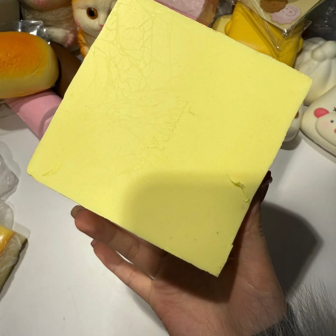Slow Rising Squishy Nine Squares Cake Stress Relief Decompression Toy