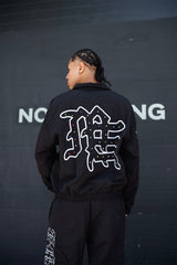 Mixed Emotion “ME” Rhinestone Nylon Jacket