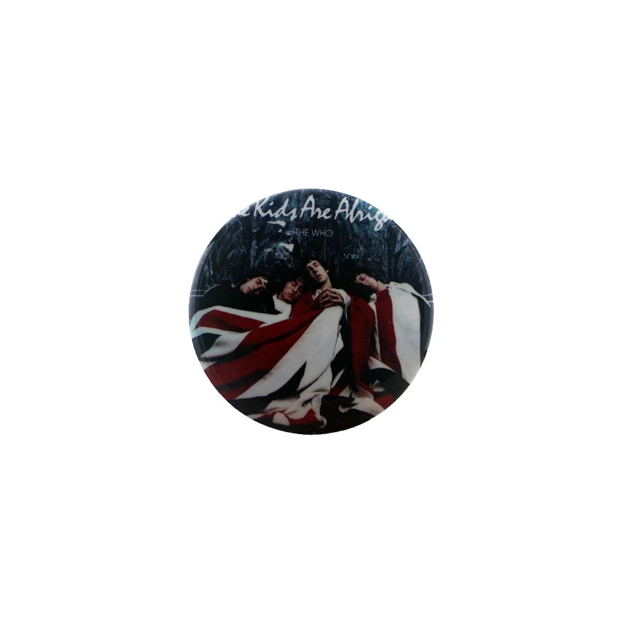 Rock Band Badge Brooch COLDPLAY Band Badge THE WHO Original Design Badge