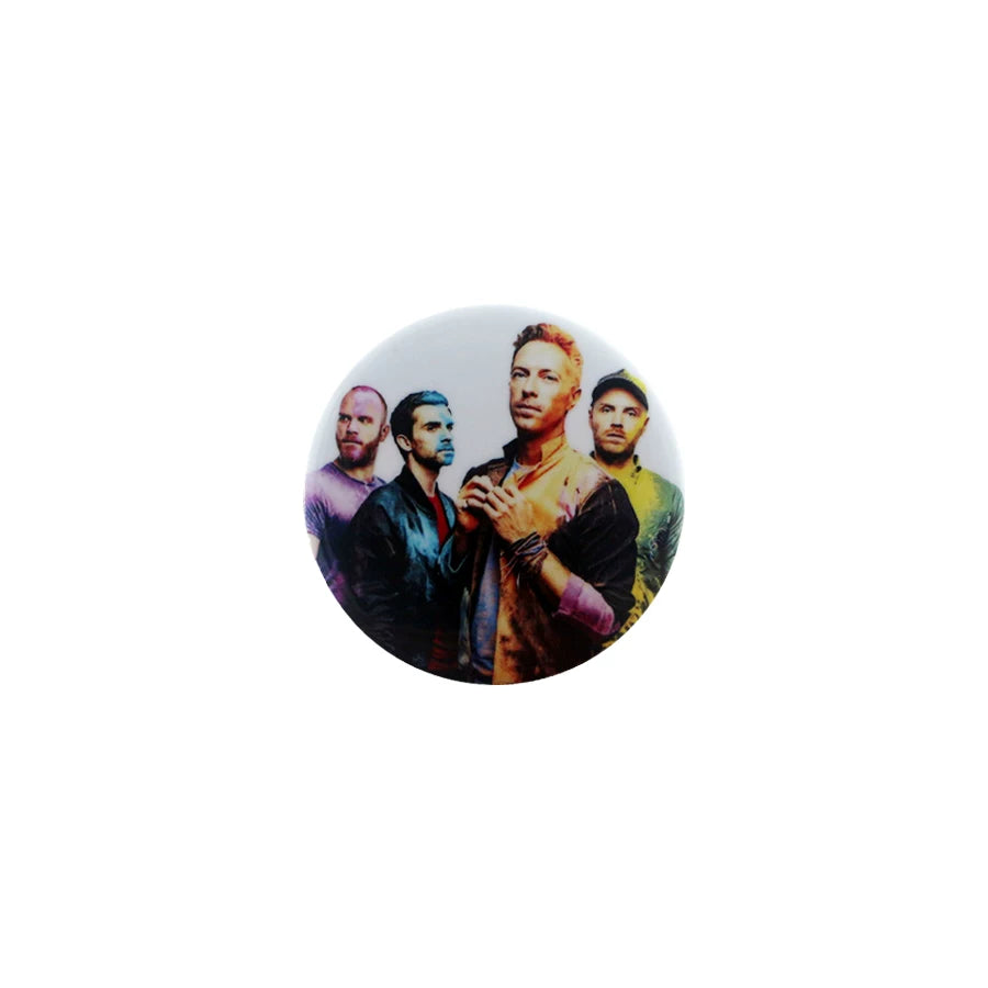Rock Band Badge Brooch COLDPLAY Band Badge THE WHO Original Design Badge