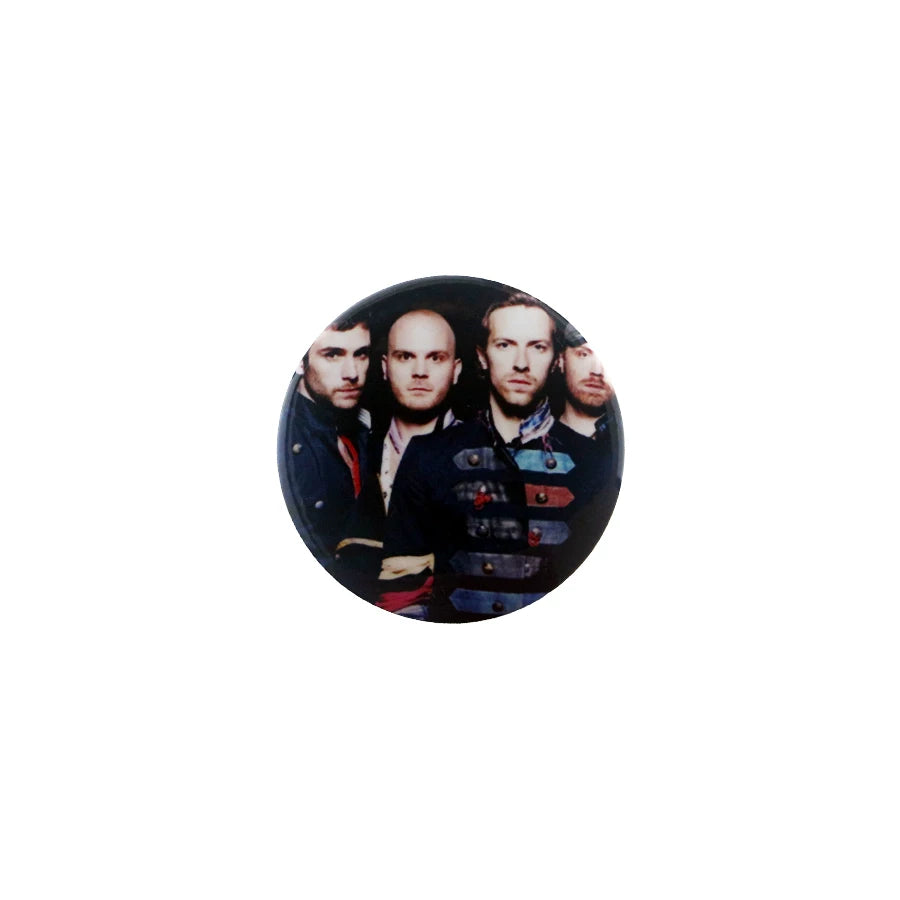 Rock Band Badge Brooch COLDPLAY Band Badge THE WHO Original Design Badge