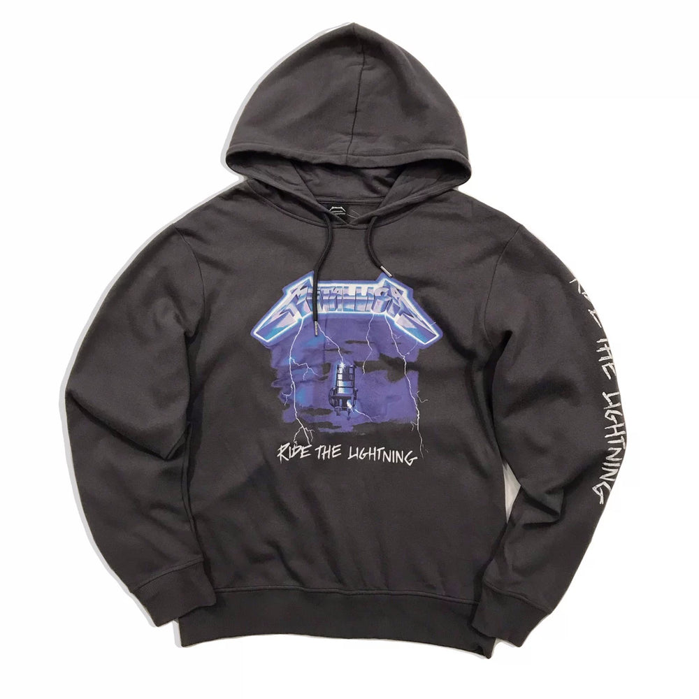 European and American single men's hooded sweatshirt loose casual rock band Metallica small amount