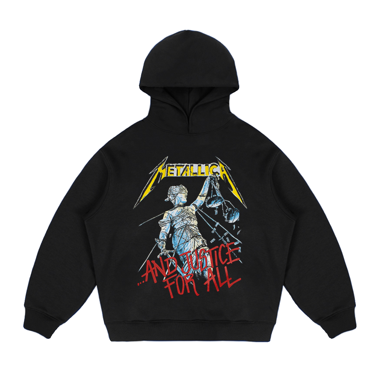 Hoodies, hoodies, metallica pullover, metal bands, American retro rock, round neck, men's and women's cotton, autumn and winter