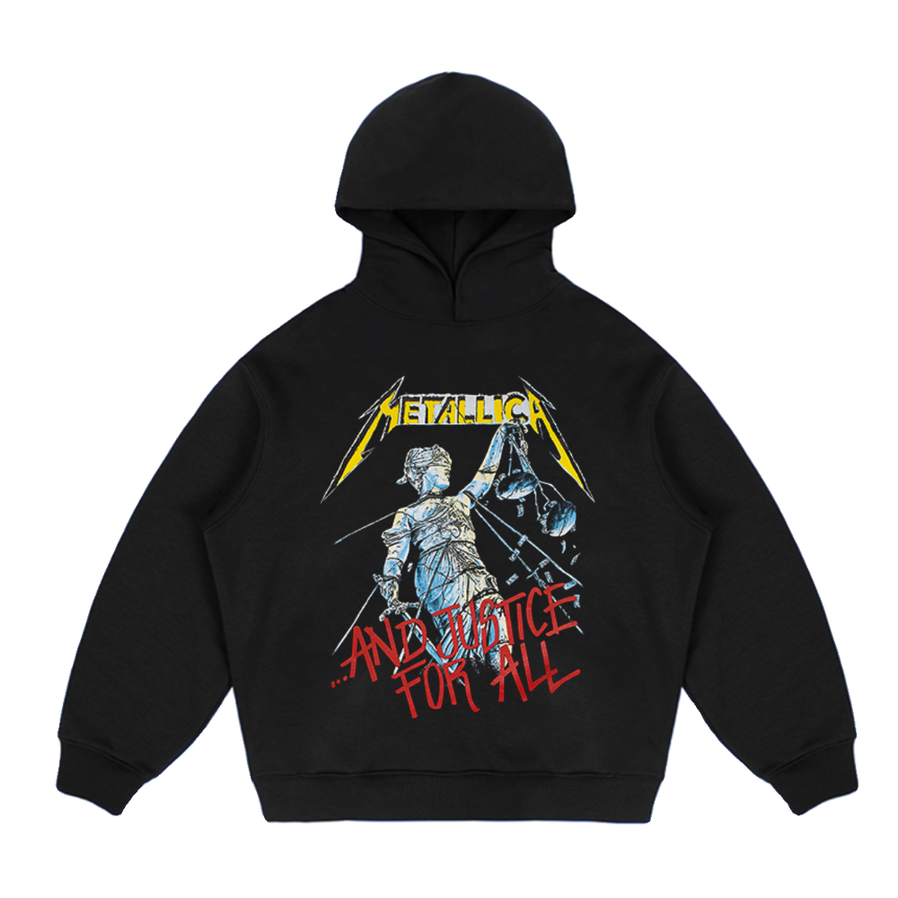 Hoodies, hoodies, metallica pullover, metal bands, American retro rock, round neck, men's and women's cotton, autumn and winter