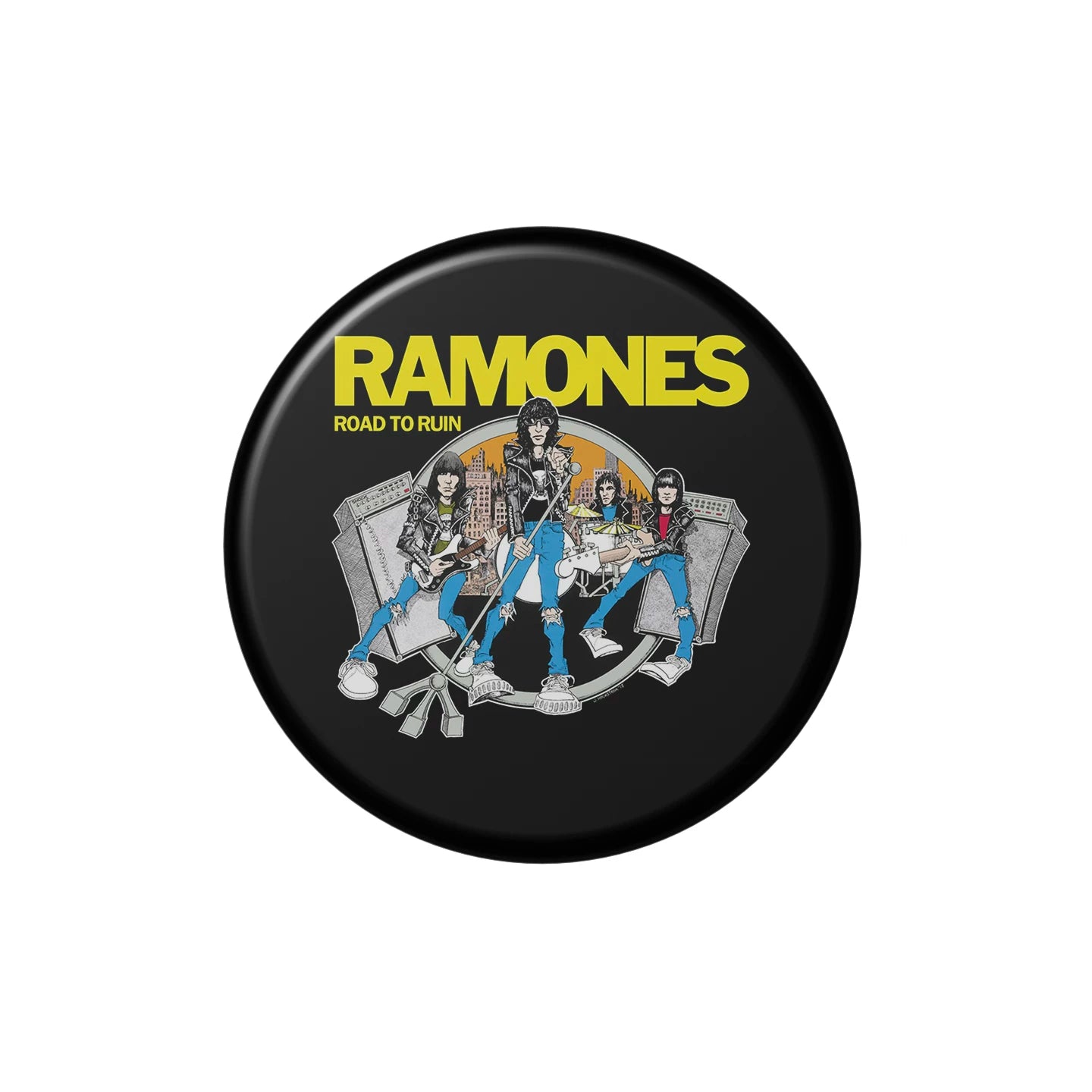 Two Rock Band Badges Matellica Queen Beatles Stone Rose Brooch Pin Pin Pin