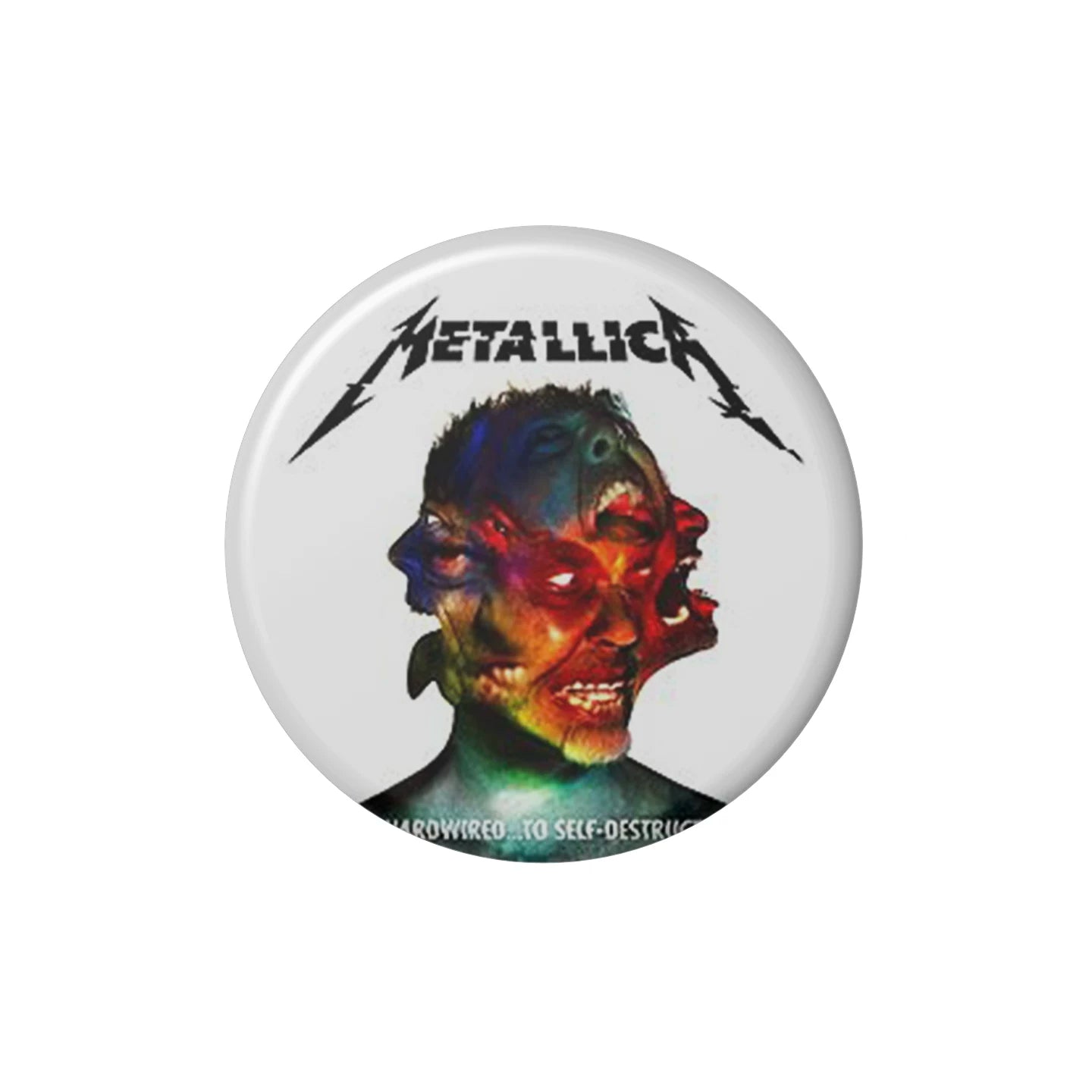 Two Rock Band Badges Matellica Queen Beatles Stone Rose Brooch Pin Pin Pin