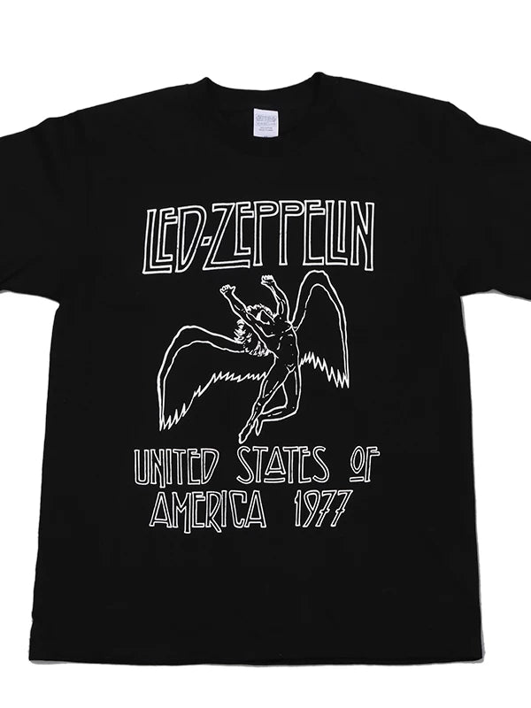 Led Zeppelin Gunslinger Metallica The Beatles Pinkfloyd Nirvana Rock Short Sleeve T-shirt