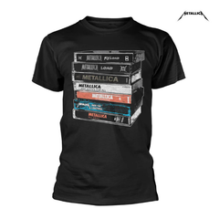 Metallica Band Surrounding Metal Rock Punk Retro Short Sleeve Couple Straight Spray Short Sleeve T-shirt Summer