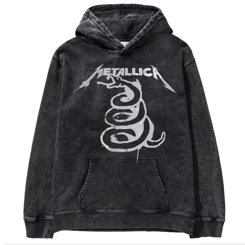Metallica metal band James Hetfield punk distressed washed retro batik hooded sweatshirt (3)