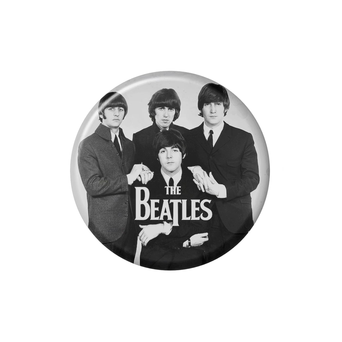 Two Rock Band Badges Matellica Queen Beatles Stone Rose Brooch Pin Pin Pin