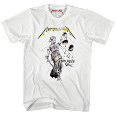 Metallica Black & White Graphic T-Shirt