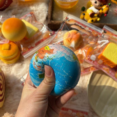 Slow Rising Squishy Earth Globe Ball Stress Relief Decompression Toy